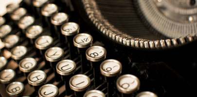 Cornelius Ryan Collection at Ohio University - a black typewriter