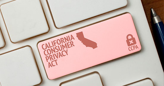Prioritizing CCPA Privacy - CCPA written on a keyboard