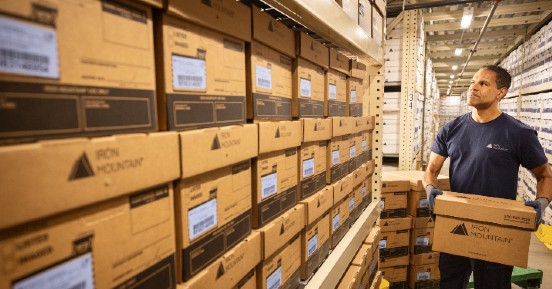 Take control of your records inventory with Smart Sort | boxes on shelves