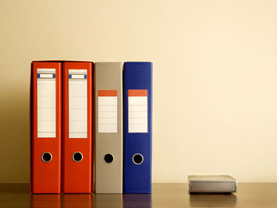 Three Benefits of Going Paper-lite - Stack of files