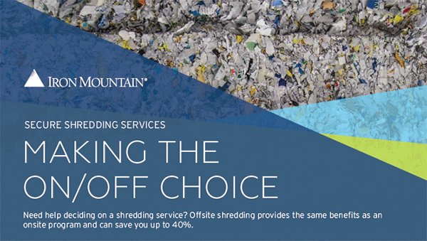 Secure Shredding: How to Make the On/Off Choice