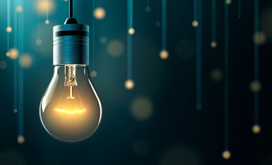 How to Get Started With Digital Transformation- A glowing lightbulb