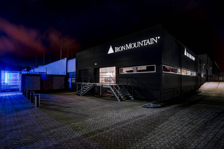 Amsterdam Data Center Exterior Night