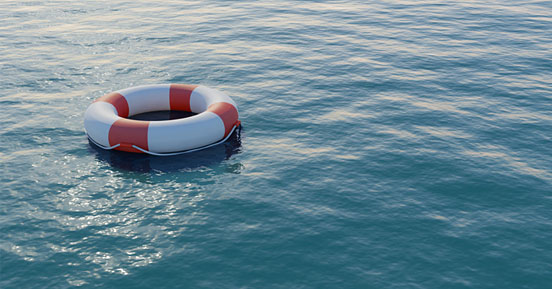 Iron Cloud Sos: Your Lifeline for Managing Archival Cloud Data- A lifebuoy floating on water