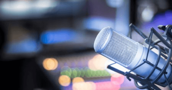 Microphone representing media services