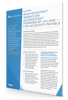 Iron Mountain Accounts Payable Hyland First Page | Iron Mountain