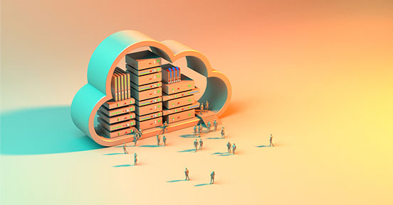 Harness Your Content Once and for all to Drive Efficiency and Growth- A concept image of cloud