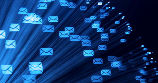 Streamline Your Mail With Intelligent Digital Mailroom - envelopes flying through space